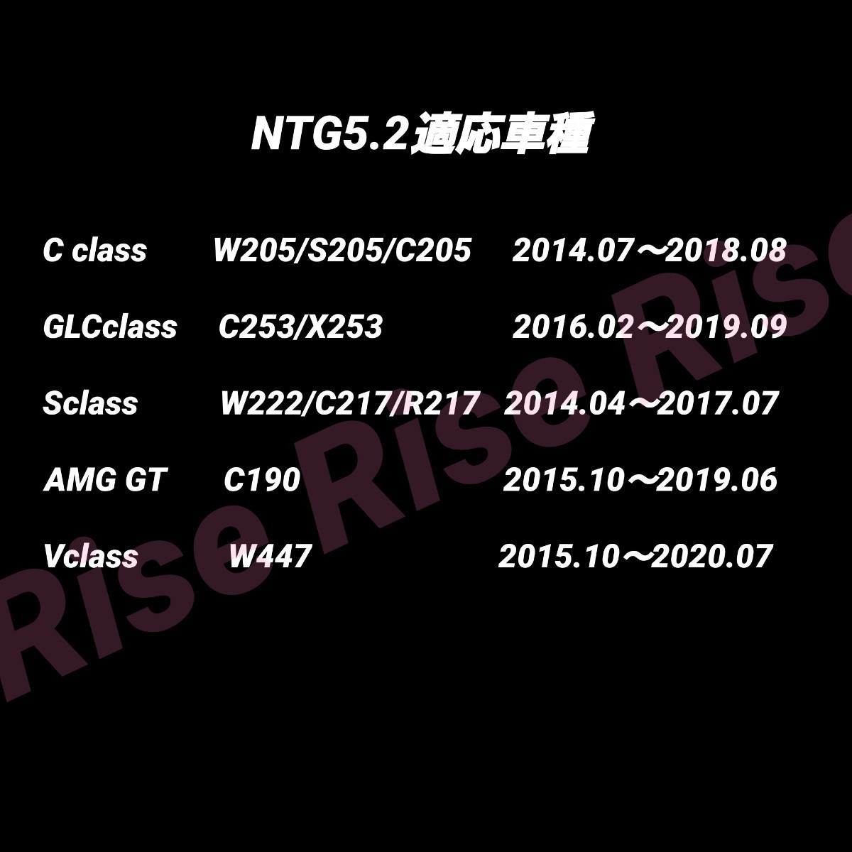 【NTG5 star2 V11】 ベンツ ナビ更新地図ソフト クラスC S GLC V AMG GT 前期型 W205 W222 X253 C253 W447 C190【2023年発売】１_画像4