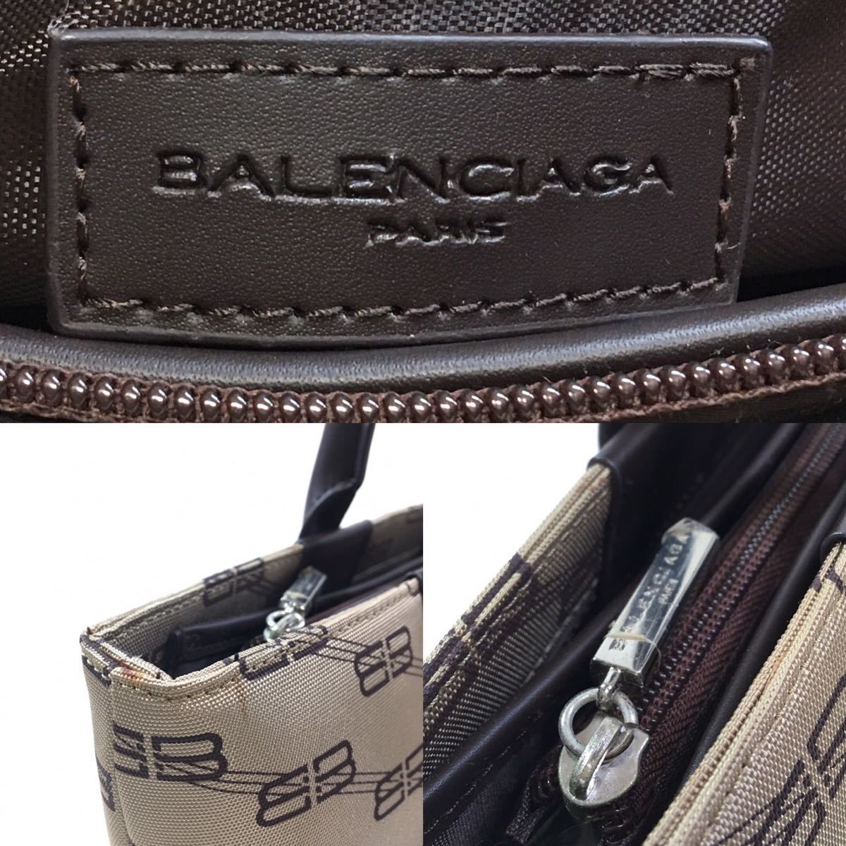  прекрасный товар Balenciaga Vintage общий рисунок ручная сумочка BALENCIAGA