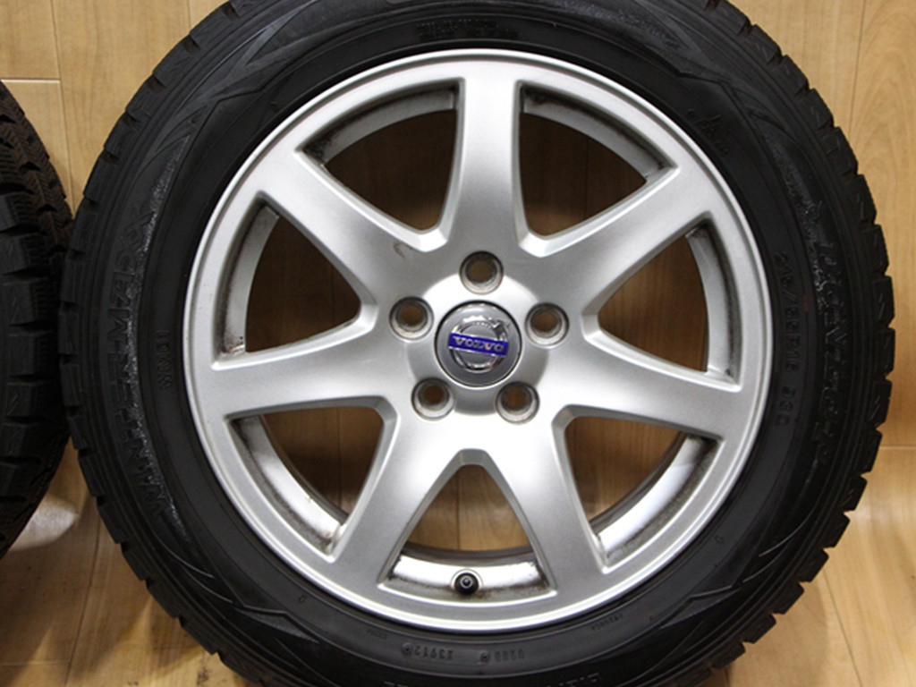 B310 VOLVO ボルボ 純正 16X7J+50 PCD108 ダンロップ WINTER MAXX WM01 215/55R16 V40 C30 S40 S60 V50 XC70 中古品 手渡し可能です 山梨県_画像3