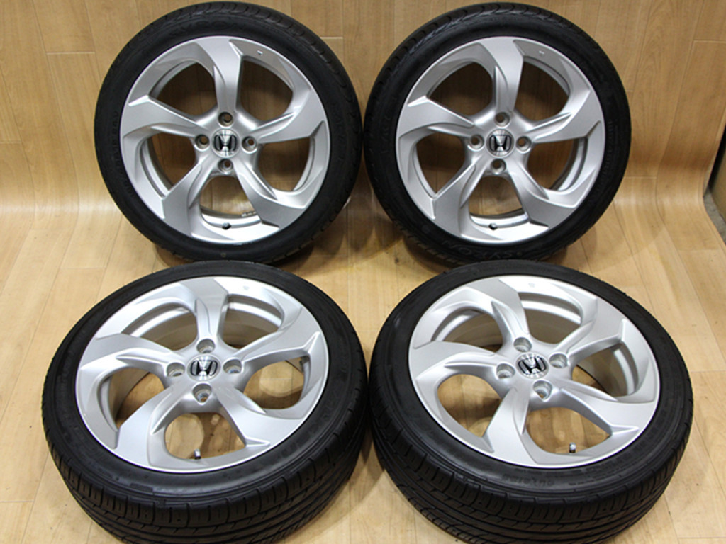 B312 ホンダ 純正 16X6.5J+50 PCD100 195/45R16 バリ山 JDM USDM GR5 フィット RS GE8 GE6 GE7 GE9 シャトル フリード グレイス インサイト_画像1