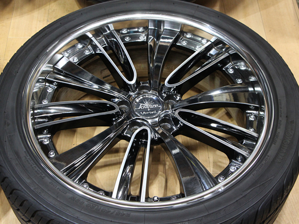 B324 深リム クレンツェ Weds Kranze VORTEIL 20X8.5J+36 PCD114.3 3ピース ヨコハマ AVID ENVIGOR 245/40R20 アルファード ヴェルファイア_画像5