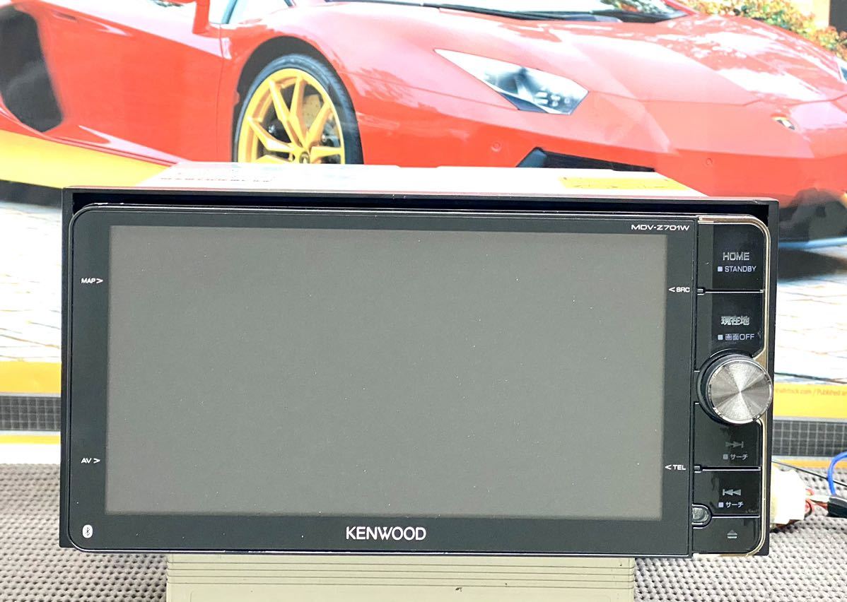 【保証付】 最新地図2022年1月版KENWOOD 彩速ナビ【MDV-Z701W】アンテナセット付き＊フルセグTV/DVD/USB/iPod/HDMI/MHL/Bluetooth 再生_画像10