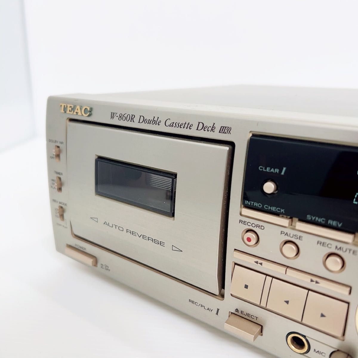 名機】TEAC ティアック W-860R Wカセットデッキ テープデッキ 名機】TEAC ティアック W-860R Wカセットデッキ テープデッキ