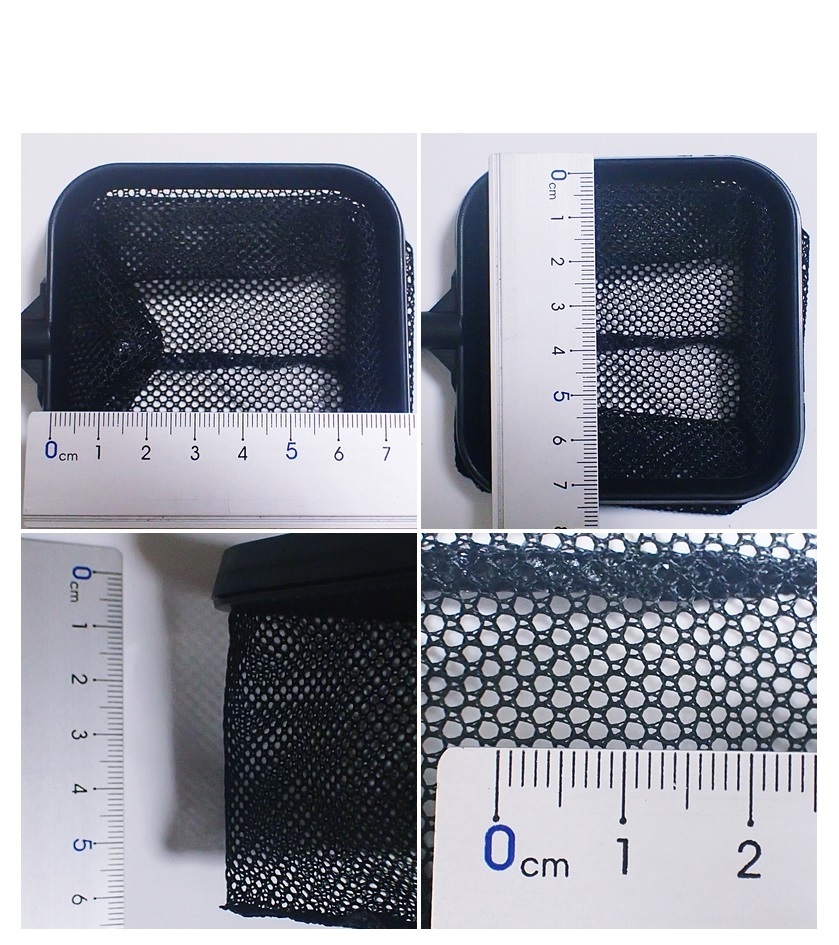 【送料無料】伸縮網 2色（白・黒）  水槽用品  ベタ、メダカ、グッピー、シュリンプ、金魚用などに 選別網 選別ネット 伸縮ネットの画像2