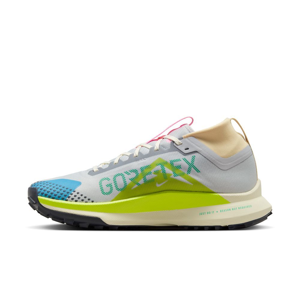 27.5㎝ ナイキ リアクト ペガサス トレイル 4 ゴアテックス 灰/ピンク/黄/緑 DJ7926-002 NIKE React Pegasus Trail 4 GORE-TEX_画像2