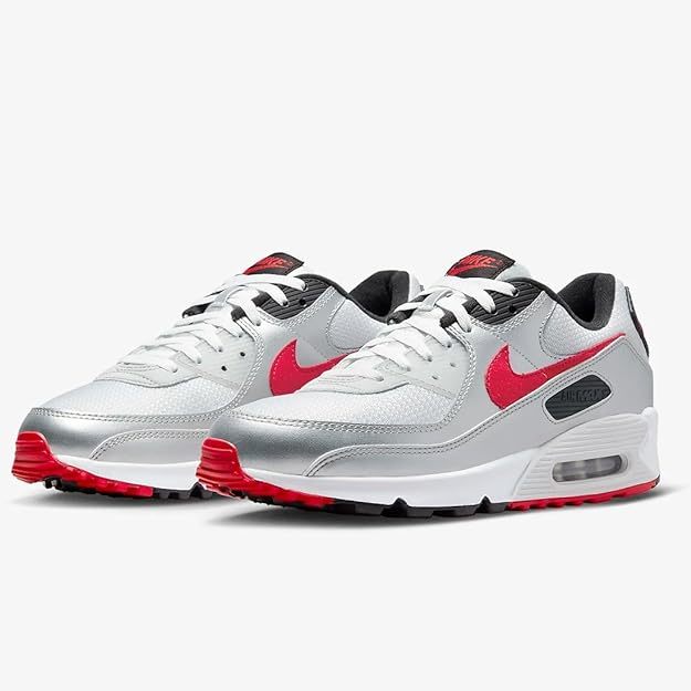 28cm ナイキ エア マックス 90 銀/白/赤/黒 DX4233-001 NIKE AIR MAX 90 _画像1