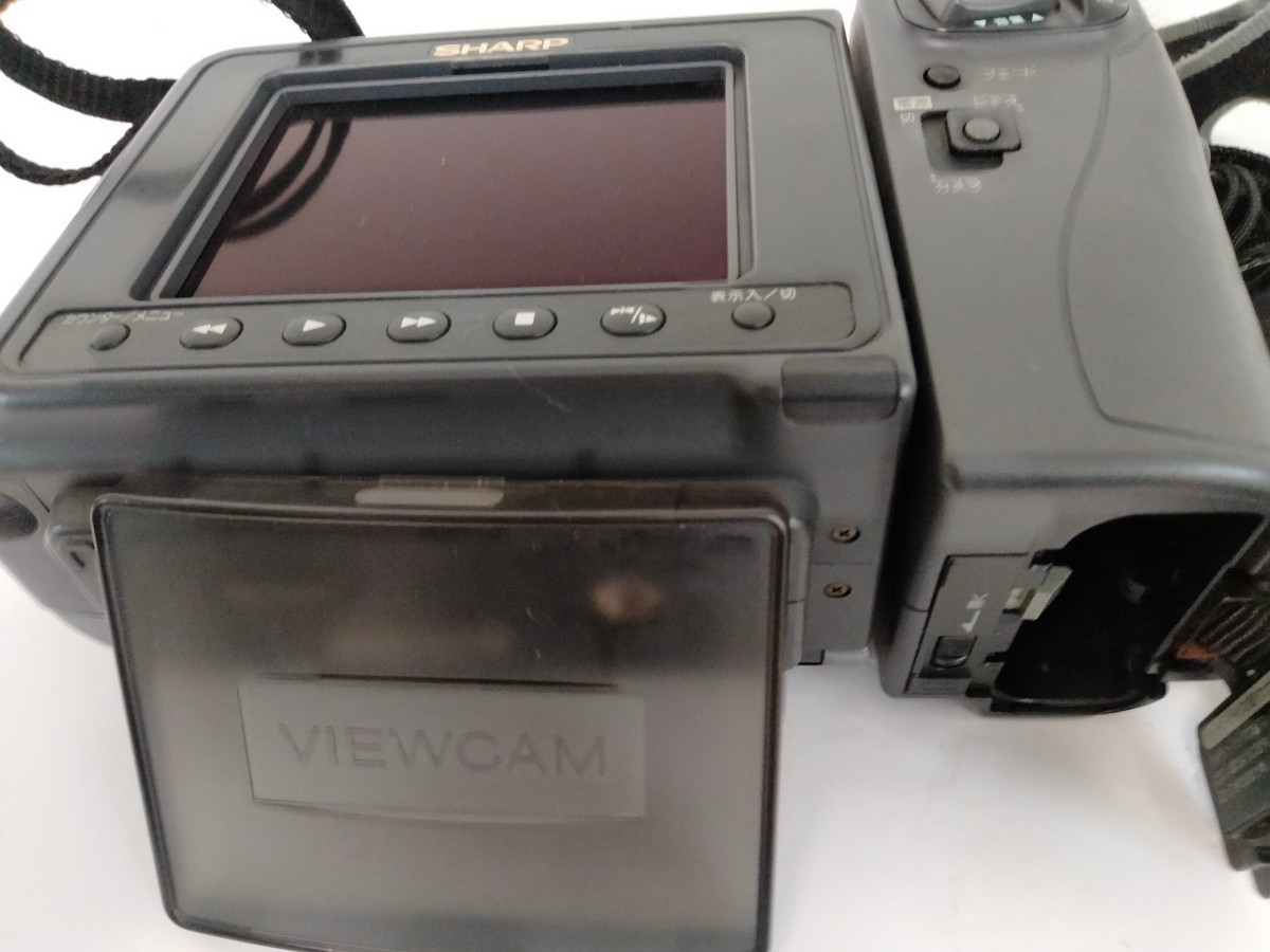 SHARP 8ミリビデオカメラ VIECAM ビューカム VL-EL430 充電器 その他セット_画像8