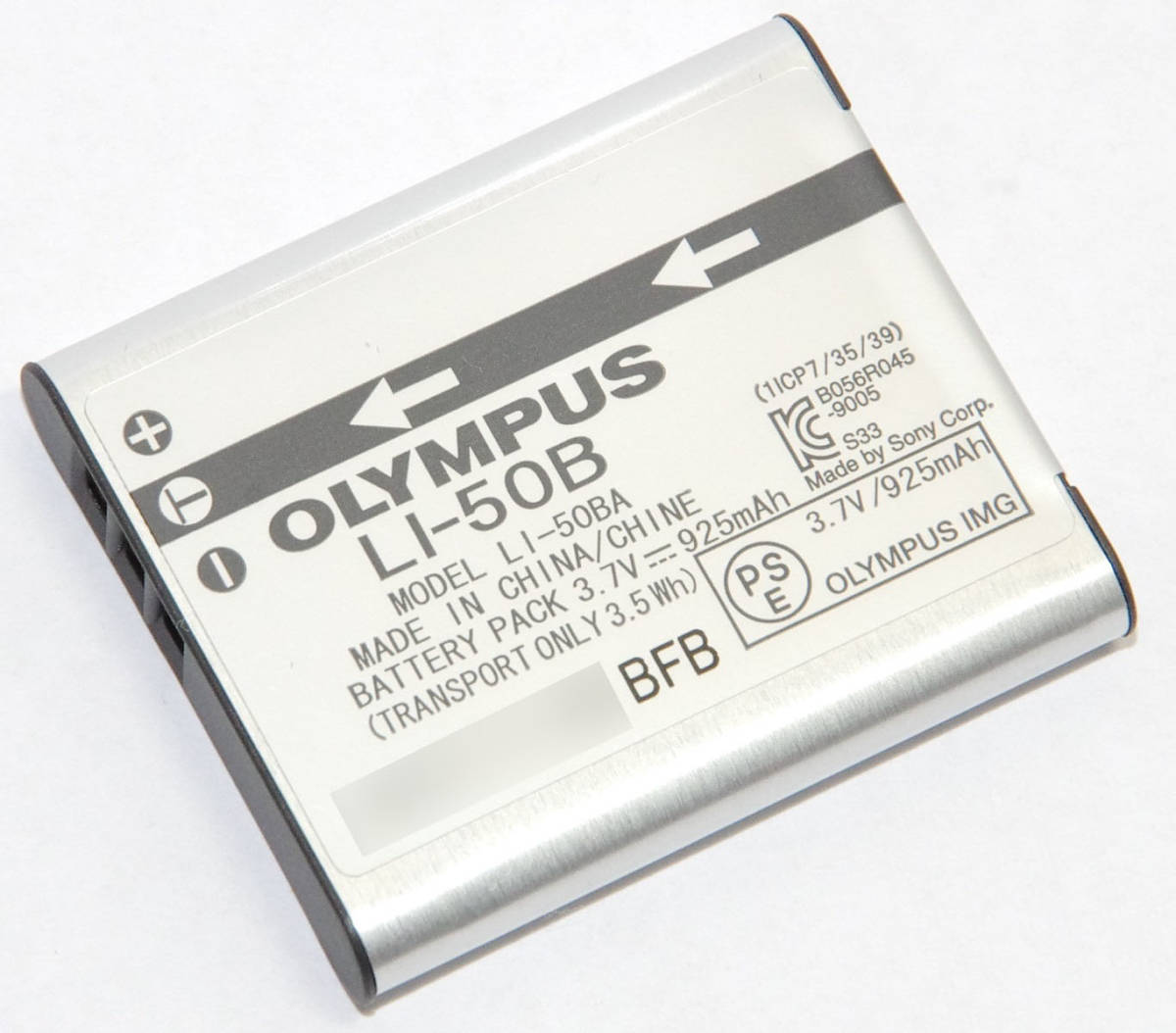 純正 LI-50B 新品 日本語 Olympus オリンパス バッテリー_画像1
