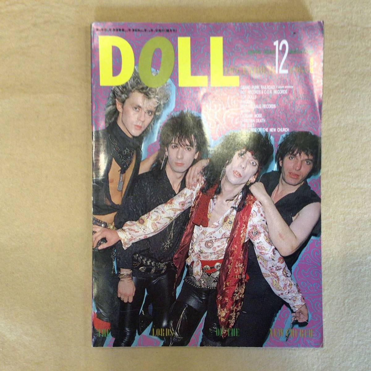 パンク音楽雑誌DOLL magazine 30号 1985年12月号 laughing’ nose toy dolls lords of the new church comes チトセ ヴェルセルバルク_画像1