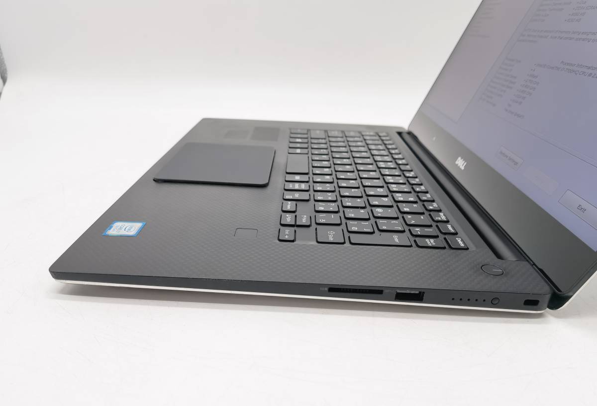 ジャンク／4K　タッチパネル 解像度 GTX1050 搭載 DELL XPS 15 9560 Core i7-7700HQ/メモリ 16GB/NVMe 512GB_画像4