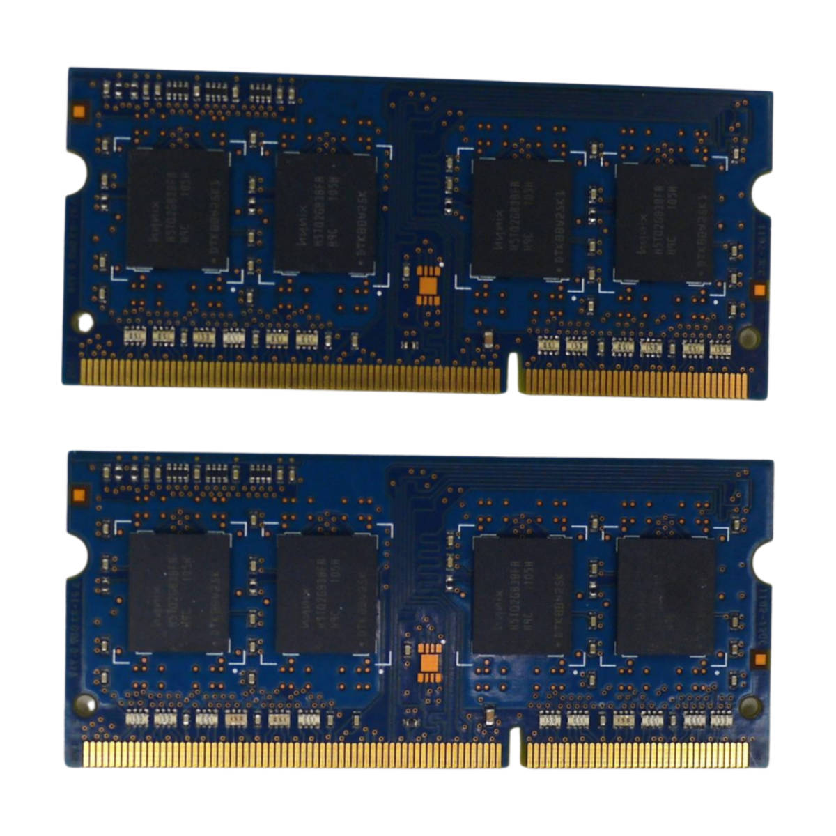 ★☆hynix ノート PC 用メモリー SO-DIMM　4GB PC3-10600(DDR3 1333)2GB X2　動作確認済み中古品☆★_画像2