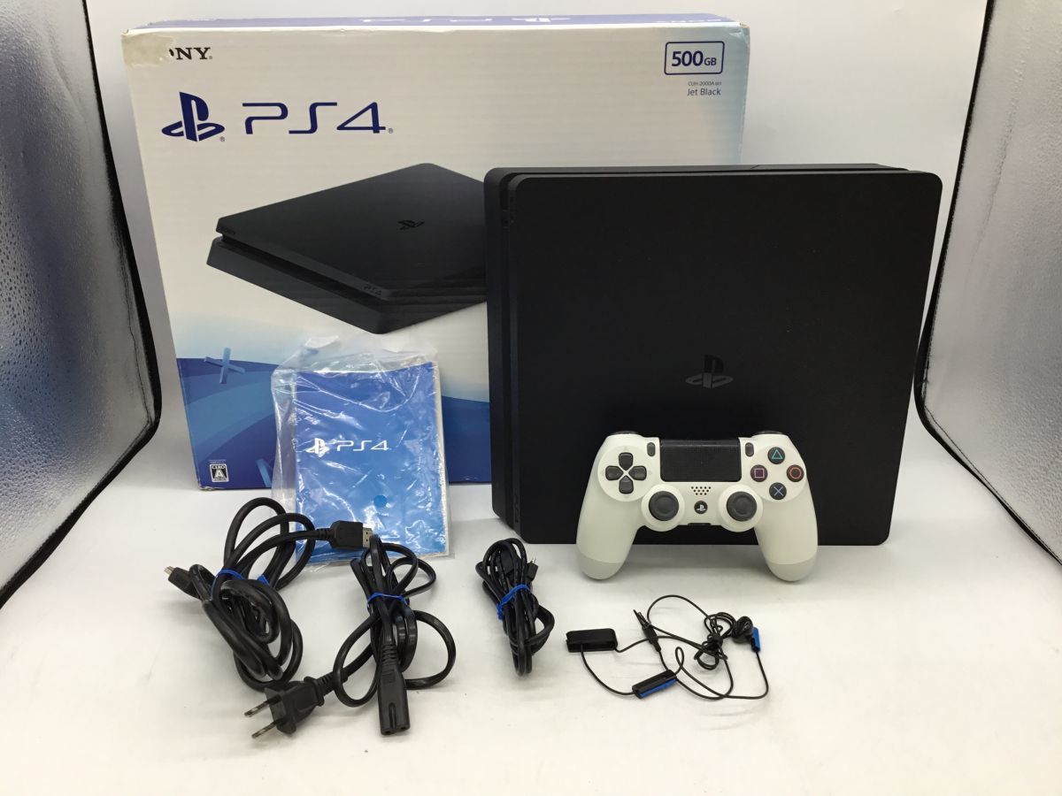 ジャンク品【SONY】ソニー　PS4　PlayStation4　500GB　CUH-2000A　ジェットブラック【郡山安積店】_画像1