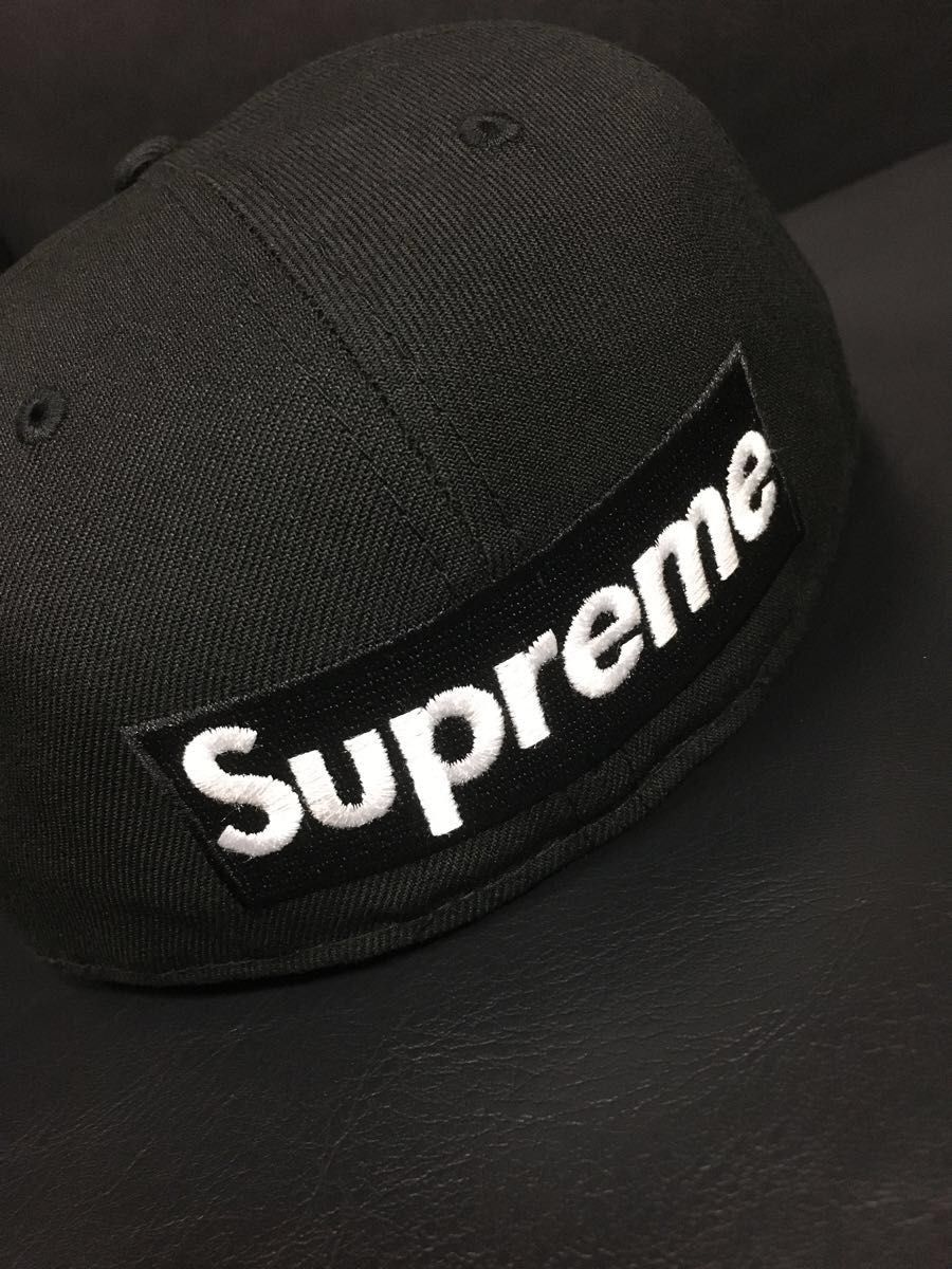 Supreme NEW ERA Reverse Box Logo cap 7 1/4 黒