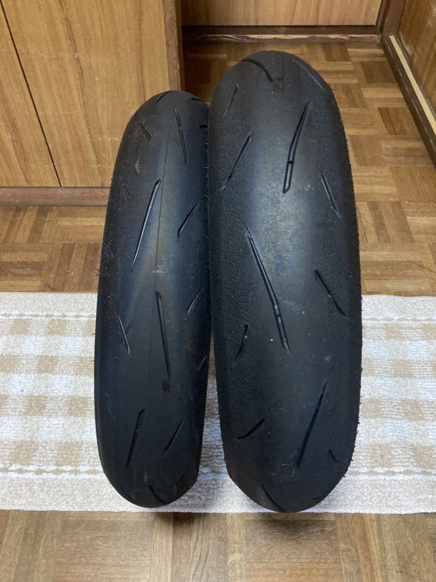 DUNLOP α-13 SP Hレンジ レースタイヤ CBR250RR YZF-R25 【F 110/70HR17 , R 140/70HR17 】 DREAM CUP ダンロップ_画像1