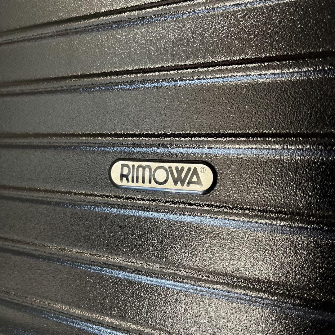 廃盤 人気 RIMOWA リモア スーツケース トラベルバック キャリーケース ビジネスケース ブラック ２輪 アルミ 出張 旅行 トランク　ロゴ_画像8