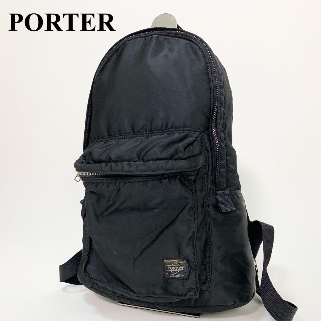 PORTER TANKER BACKPACK ポーター タンカー バッグパック デイバック リュック タンカー ブラック 黒 ナイロン 通勤 旅行 ユニセックス_画像1