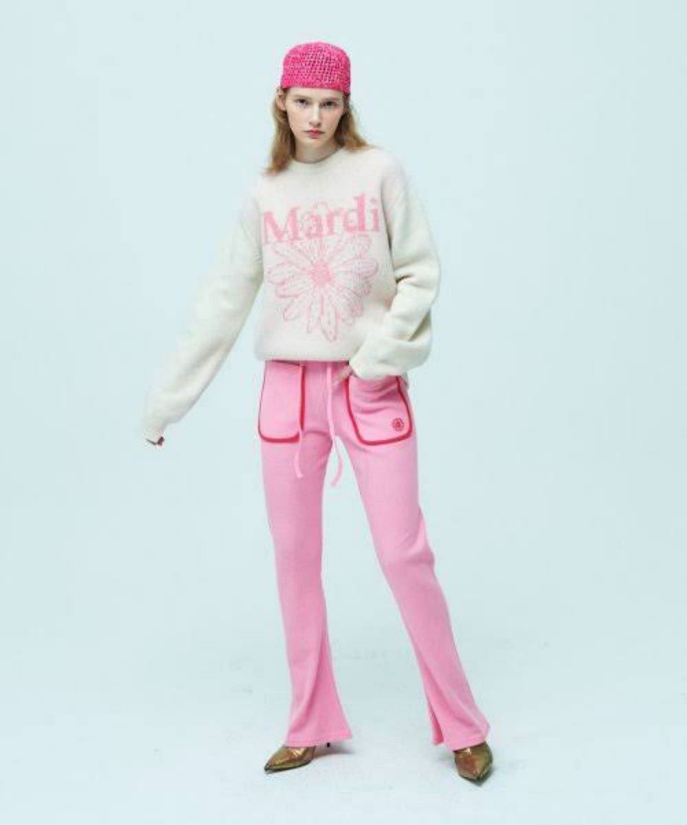 Mardi Mercredi マルディメクルディ ニット IVORY PINK|Yahoo Mardi Mercredi マルディメクルディ ニット IVORY PINK|Yahoo