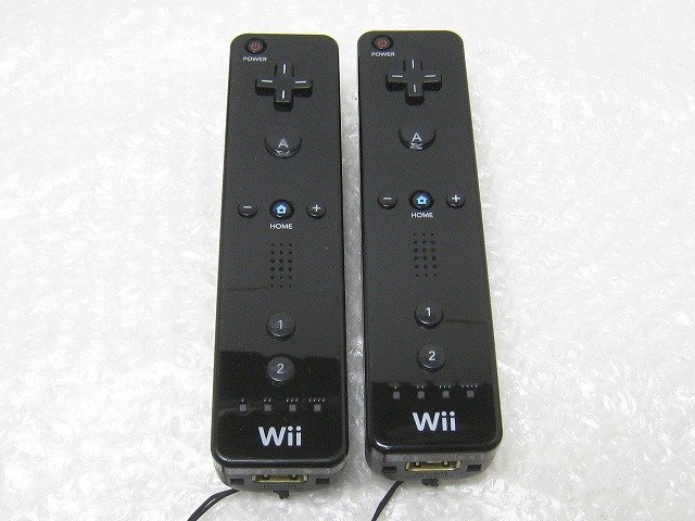 PK15251S* nintendo *Wii remote control nn tea k4 piece set * black * operation goods *