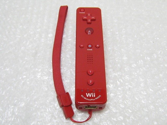 PK15491S★任天堂★Wiiリモコンプラス ヌンチャクセット★アカ★動作品★_画像2