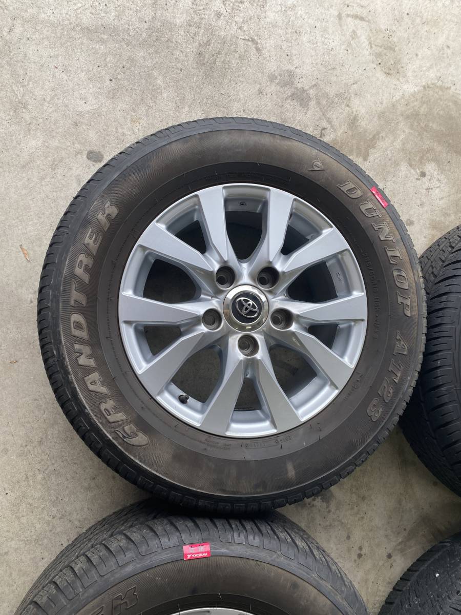 トヨタ ランドクルーザー 200 後期 純正 18in 8J +56 PCD150 5穴 285/60R18 タンドラ セコイア 流用_画像4