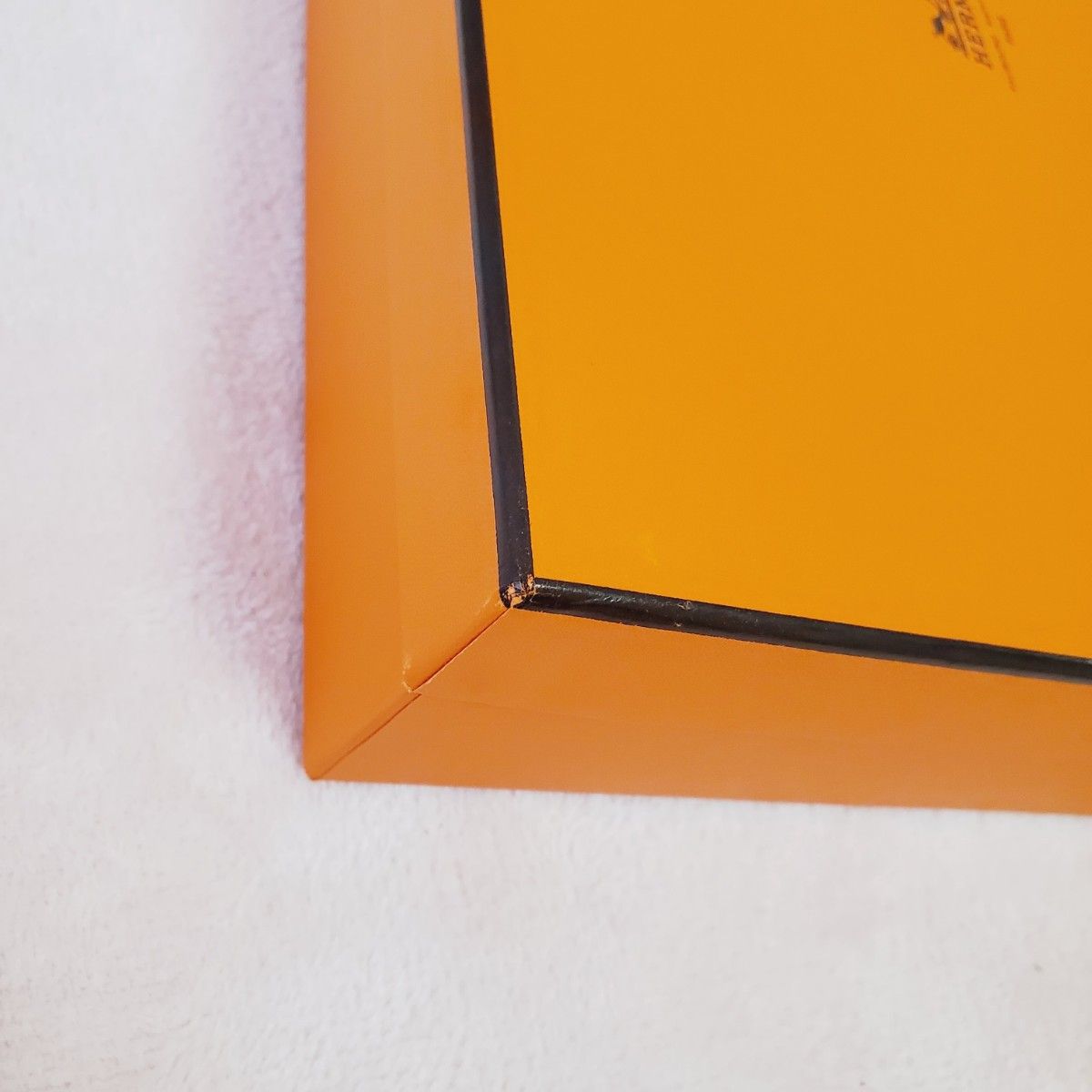 エルメス HERMES 空き箱 空箱 オレンジ ボックス インテリア　大きめ　大きい