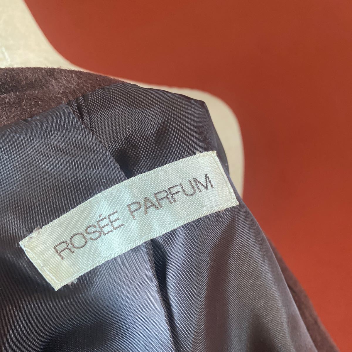 セール 即決1円★ 8万 ROSEE PARFUM★山羊革 スエード レザー ジャケット 柔らか 革ジャン ライダース 美品 サイズXL相当_画像9