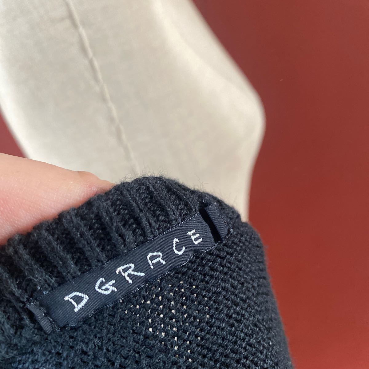  распродажа быстрое решение 1 иен Dgrace Dgrace хлопок 100% вязаный свитер женский прекрасный товар 