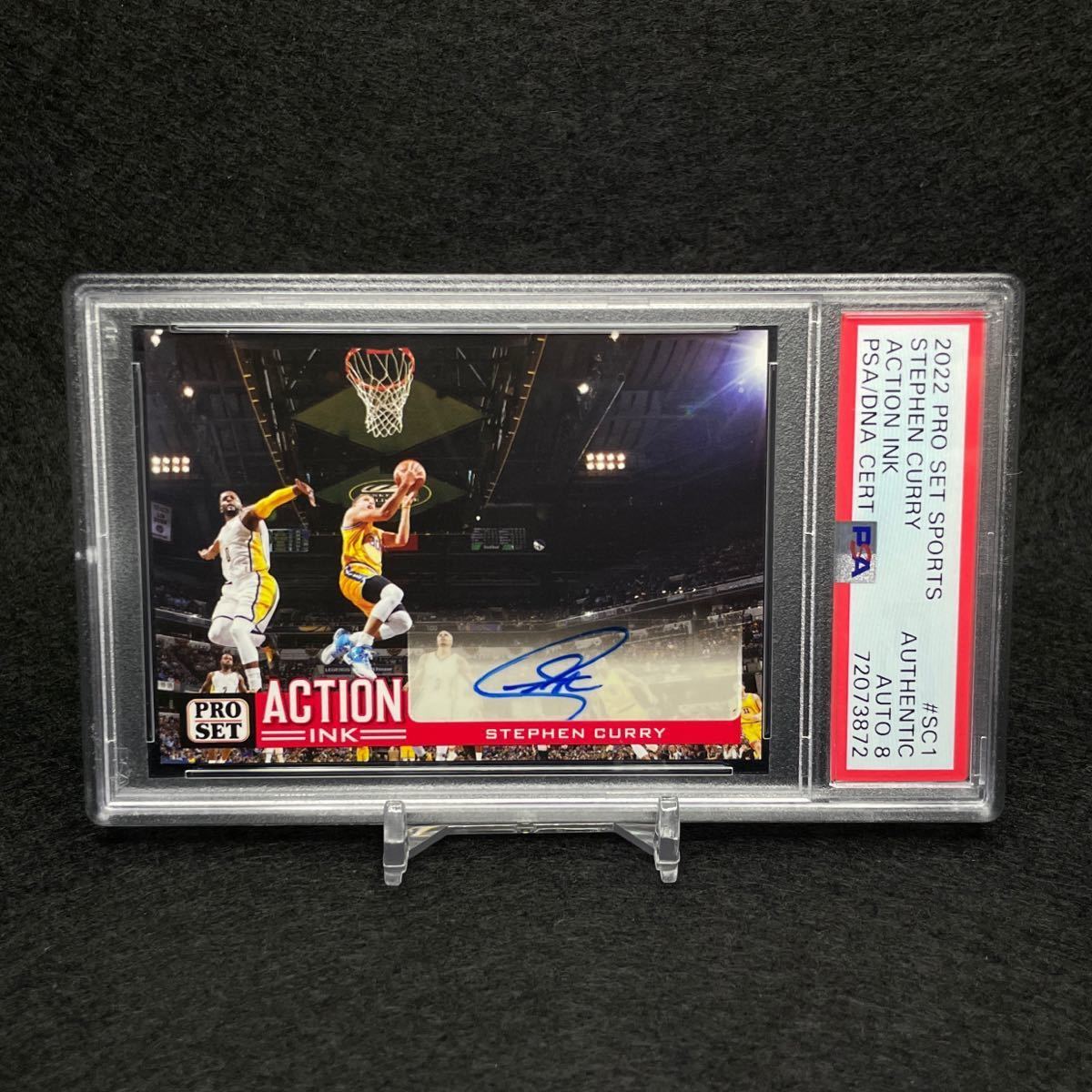 2022 Leaf Pro Set NBA Stephen Curry ステフィンカリー 直筆サインカード PSA Anthentic 鑑定 サイン真贋 付き topps panini Sportsの画像1