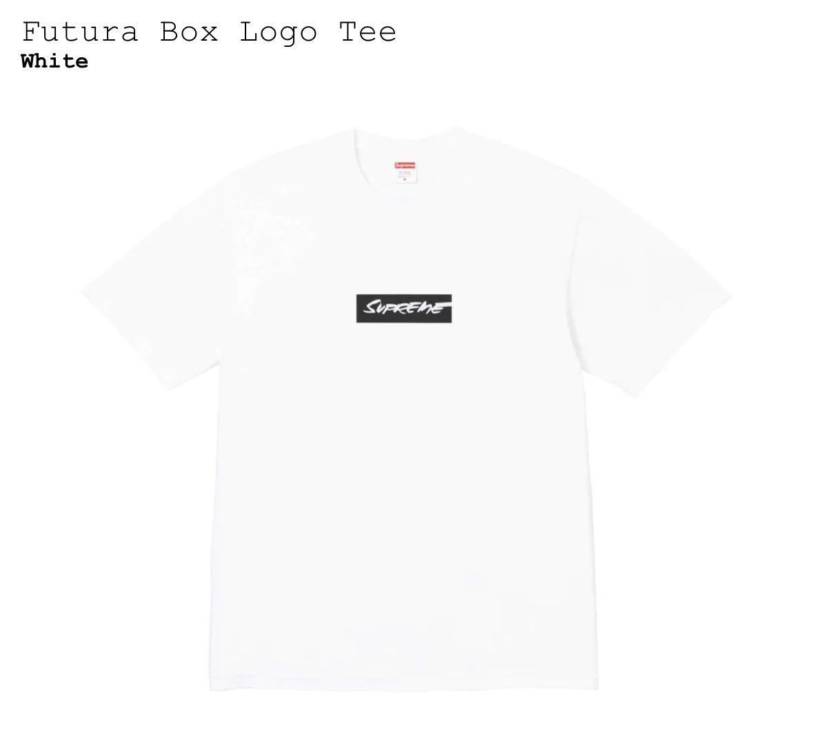 24SS Supreme Futura Box Logo Tee White L_画像2