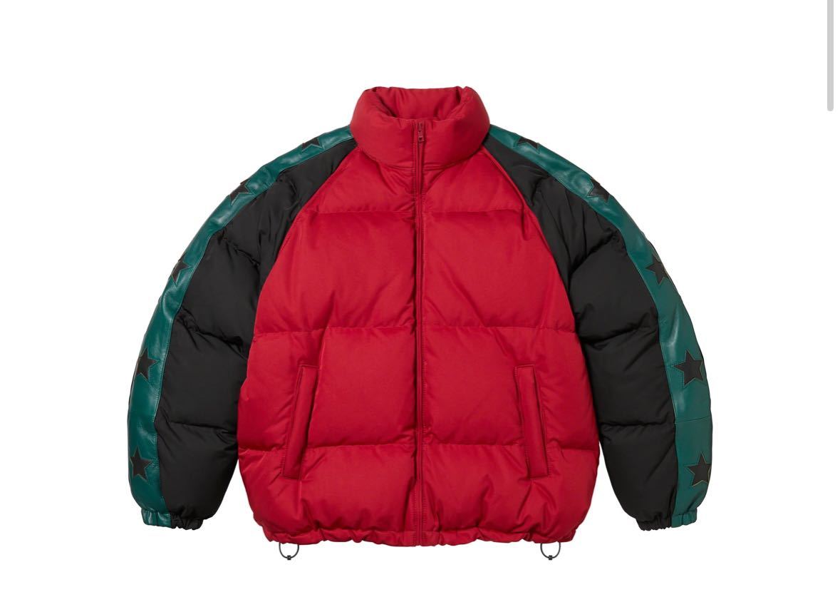 Supreme Star Sleeve Down Puffer Jacket L