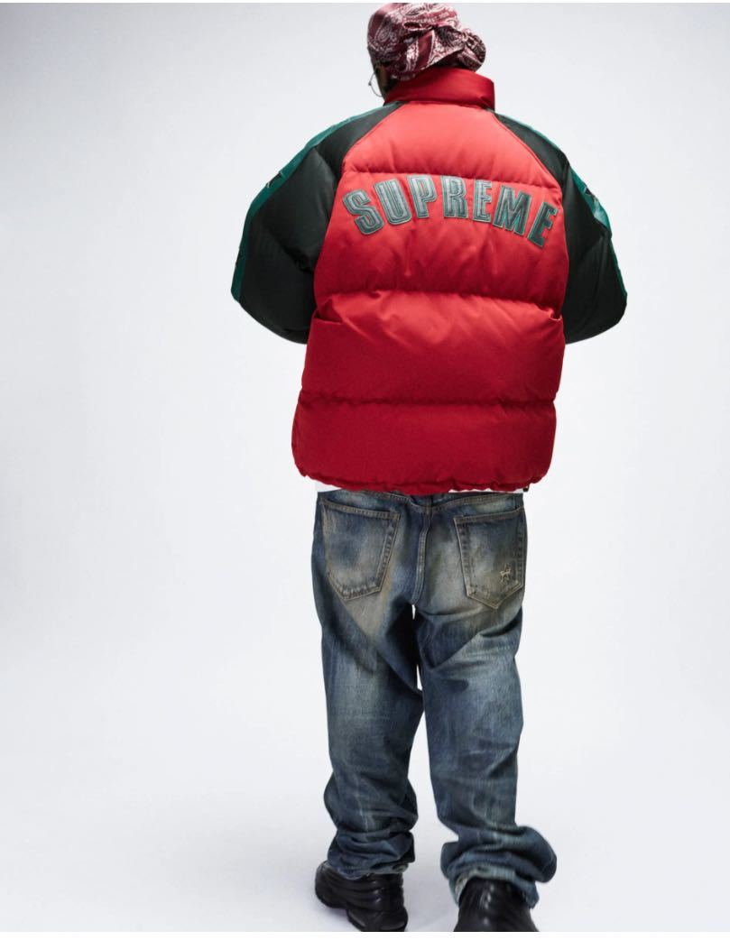 Supreme Star Sleeve Down Puffer Jacket L