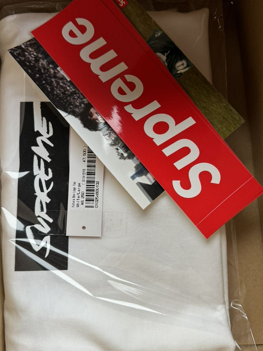 24SS Supreme Futura Box Logo Tee White L_画像1