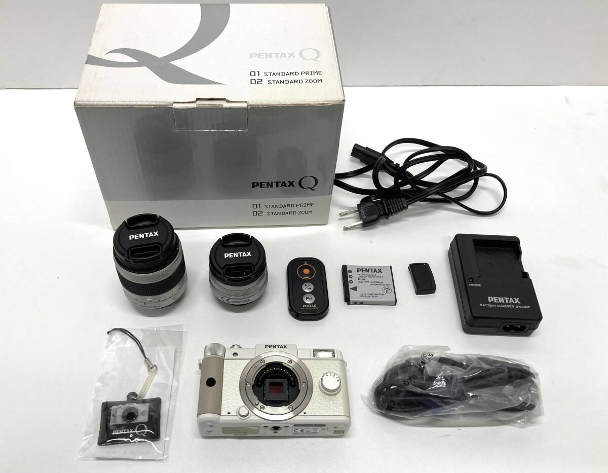 【38988】カメラ Pentax Q ミラーレス一眼レフ セット品 現状品 _画像1