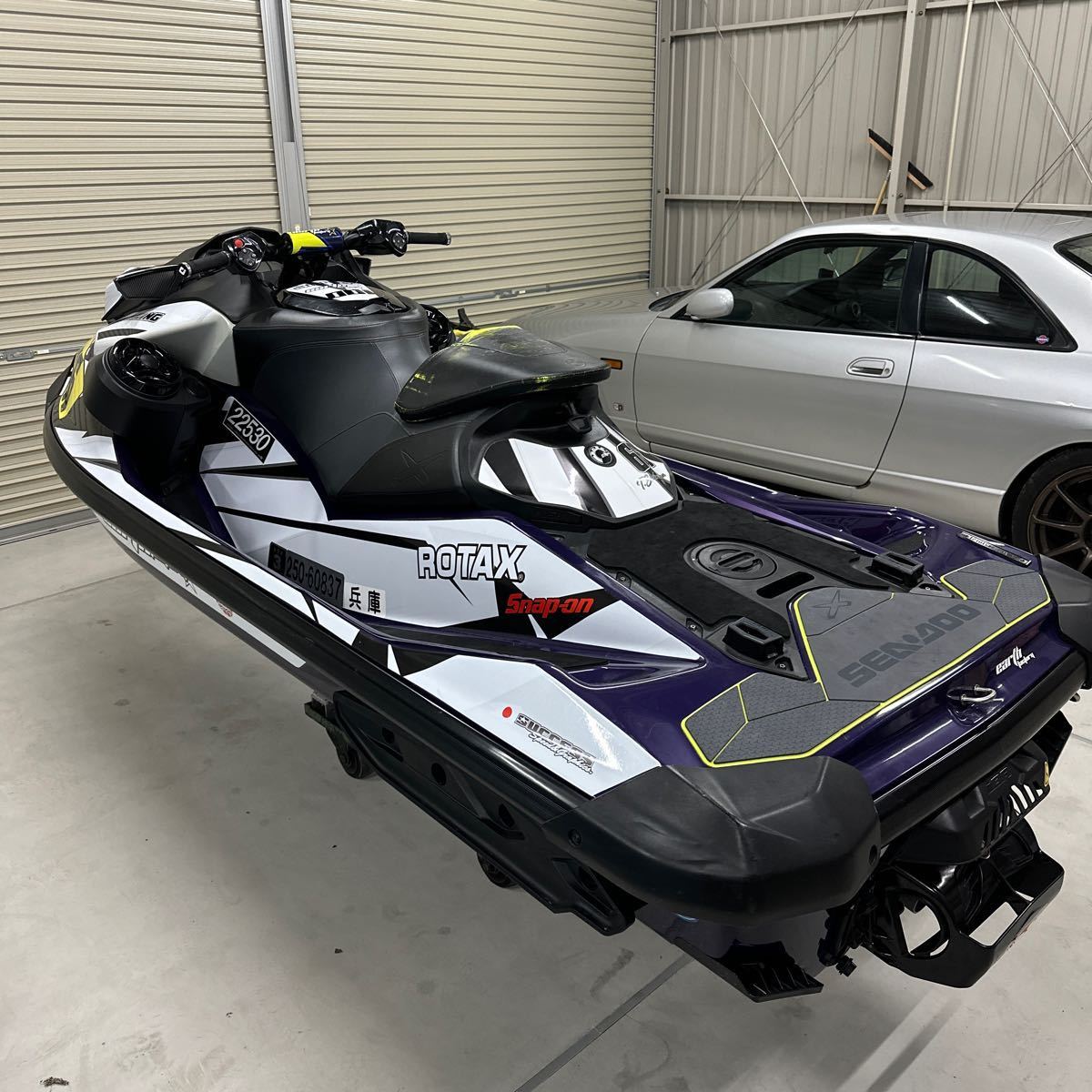 シードゥー RXP300RS SEADOO レース 改造多数 RIVA マリンジェット ジェットスキー トレーラー 車、下取り交換可の画像3