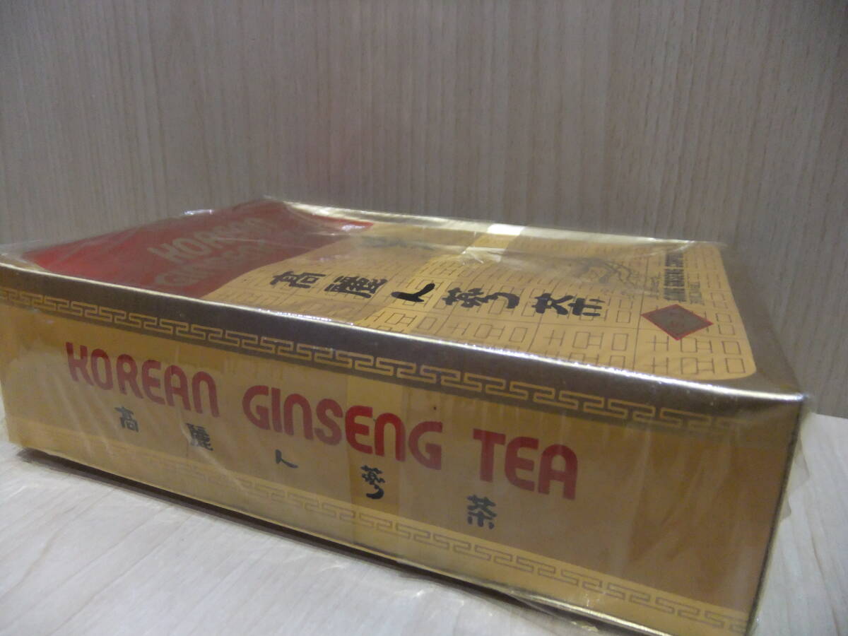☆高麗人参茶 KOREAN GINSENG TEA 韓国 3g×50包入り 2箱セット 特産品 未開封 長期保管品の画像6
