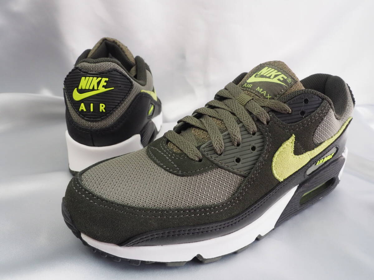 送料710円～◆新品◆定価14300円◆NIKE◆ナイキ◆AIR MAX 90◆エアマックス90"Medium Olive/Volt"◆28㎝_画像1