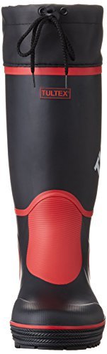 [taru Tec s] boots work shoes AZ4701 color boots . sweat dry lining . core less 3E black × red 26cm