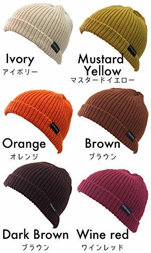 [TRAX SHOP] 11色 ニット帽 帽子 メンズ レディース リブ編みショートニットキャップ 秋 冬 秋冬 春 オ_画像3