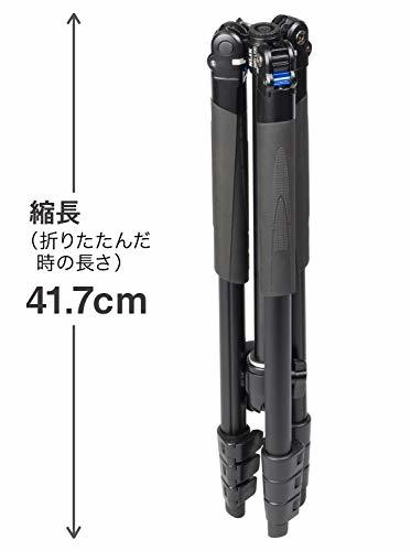 SLIK 三脚 エアリー L100 4段 レバーロック式 20mmパイプ径 自由雲台 クイックシュー式 107119_画像4