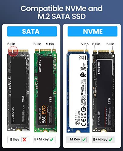 ORICO M.2 SSD 外付けケース M2 SSD ケース NVMe / SATA 両対応 工具不要 10Gbps_画像5