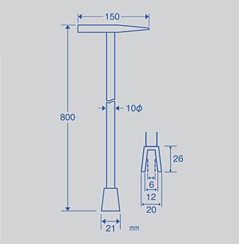 SANEI 工具 止水栓キー U型 長さ80cm 鉄製 PR301A-L_画像5