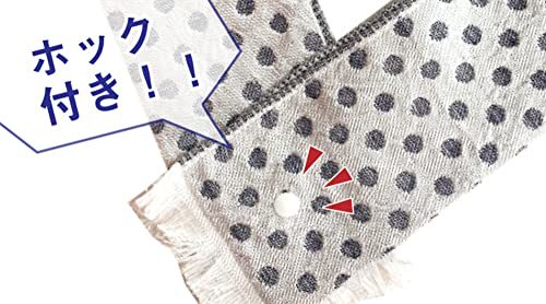 成願 ECO de 冷感マフラー 日本製 ボタン・保冷剤付き スカーフ 夏 ひんやり 8×65cm ポケットクールマフラ_画像3