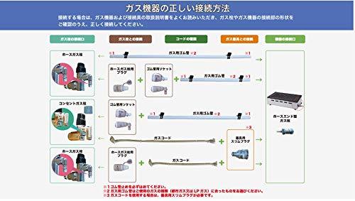 【ネット限定】都市ガス用ヤマキン ガス高級焼肉器「焼王」EX-YR819S_画像9