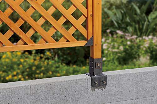 taka show lattice for pillar fixation metal fittings 15cm block for 