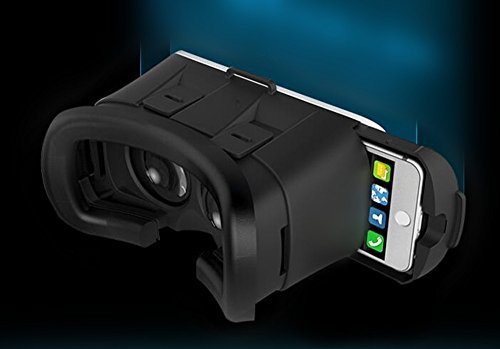 Japandrect VR BOX 3Dメガネ ゲーム 映画 ビデオ スマートフォン向け ヘッドバンド付き 頭部装着_画像2