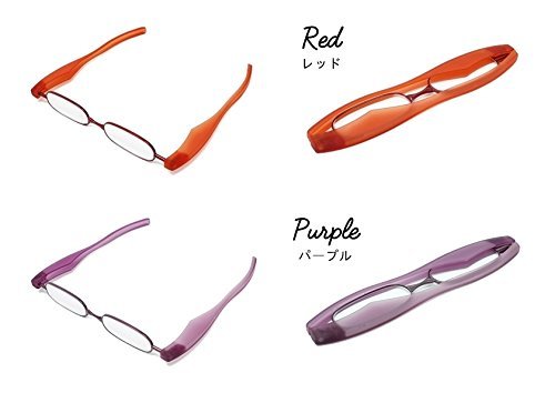 【ポッドリーダー スマート】超軽量 コンパクトな折りたたみ式 老眼鏡 8色 +1.0~+3.0 胸ポケットに入るサイズ_画像6