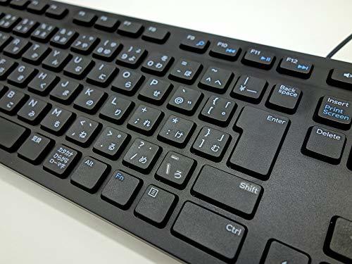 Dell keyboard wire Japanese arrangement multimedia correspondence black KB216-BK-JP USB keyboard 