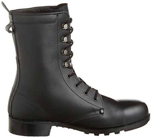[no sax ] safety shoes rubber bottom length compilation on JIS standard SC207 men's black 23.5cm(23.5cm)