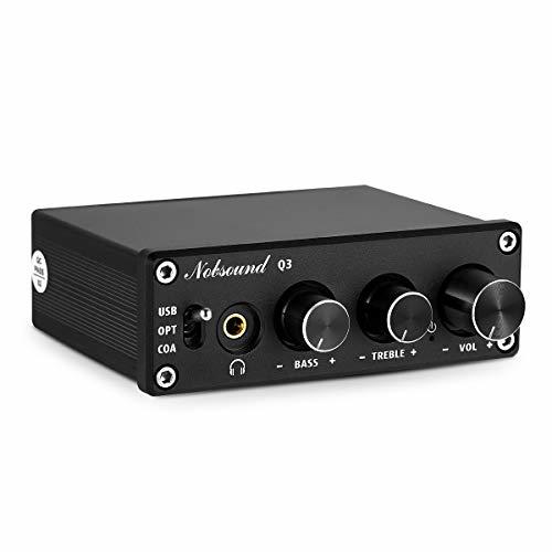 Nobsound Q3 DAC D/A コンバーター デコーダー USB/同軸/Opt ヘッドフォンアンプ ヘッドアンプ_画像3