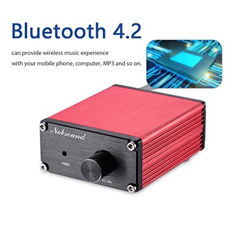 Nobsound 100ワットBluetooth 4.2Miniデジタルアンプ ステレオ Hi-Fi オーディオアンプ+電源_画像5